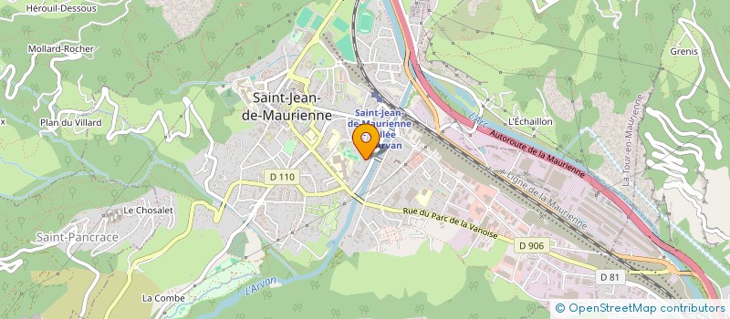 localisation de l'entreprise MADAME CELHIA MERMOZ  SAINT-JEAN-DE-MAURIENNE