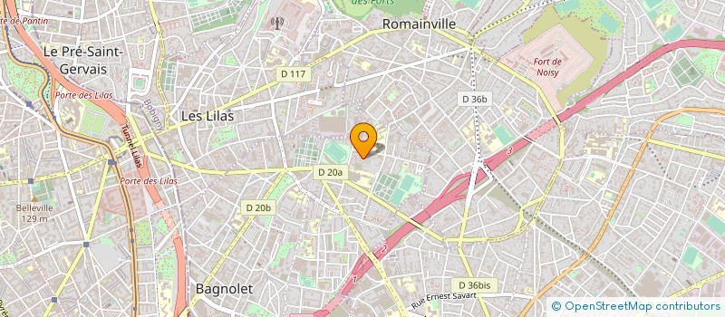 localisation de l'entreprise MADAME CELIA AGUERCIF à BAGNOLET