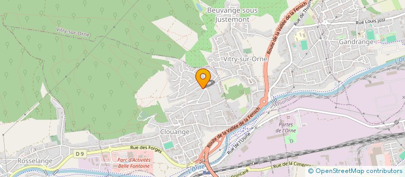 localisation de l'entreprise MADAME CELIA AISSAOUI  CLOUANGE