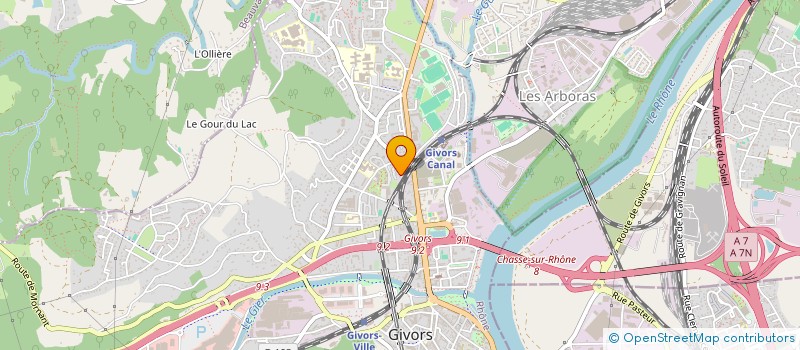 localisation de l'entreprise MADAME CELIA ALLALI à GIVORS