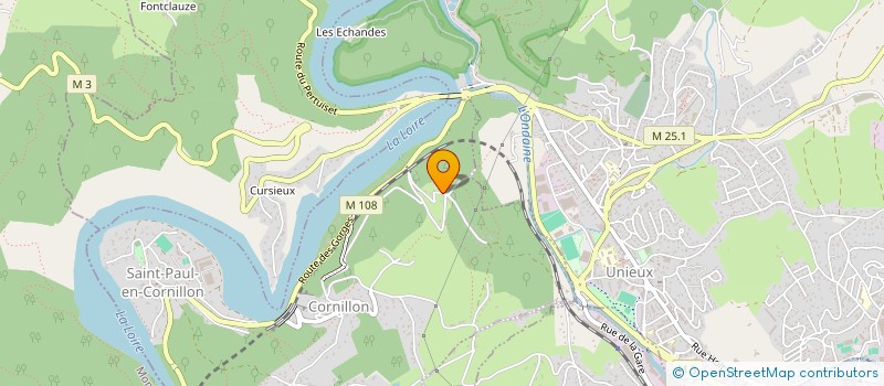 localisation de l'entreprise MADAME CELIA ALMEIDA PEREIRA  SAINT-PAUL-EN-CORNILLON