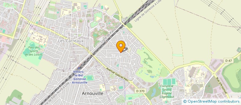 localisation de l'entreprise MADAME CELIA AMRANE  GONESSE