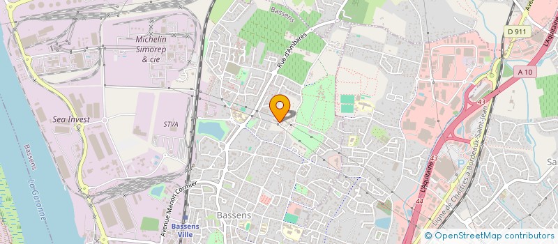 localisation de l'entreprise MADAME CELIA ANGEVAIN  BASSENS
