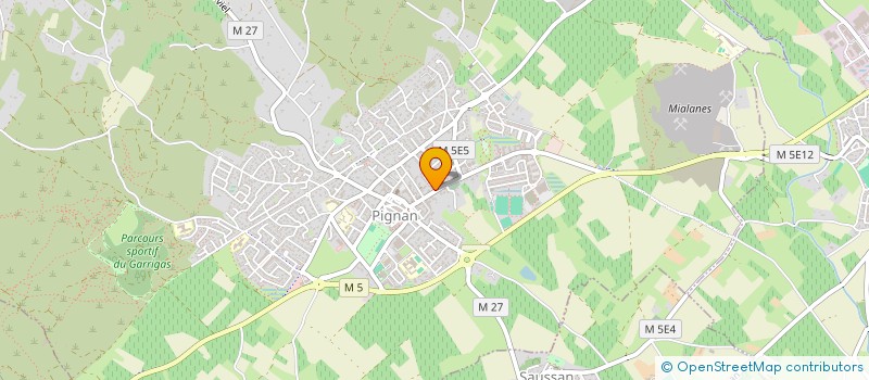 localisation de l'entreprise MADAME CELIA ARGILES BARO à PIGNAN