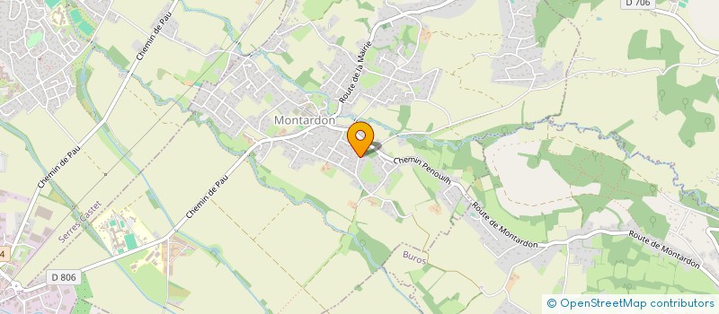 localisation de l'entreprise MADAME CELIA ASTRUC  MONTARDON