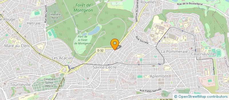 localisation de l'entreprise MADAME CELIA AUPEE  LE HAVRE