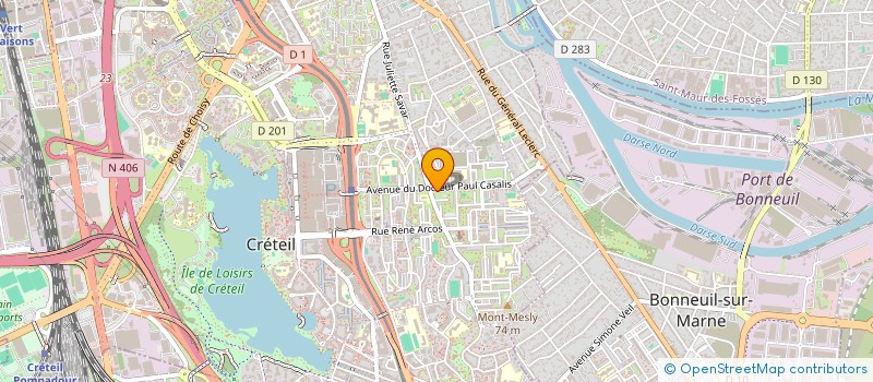 localisation de l'entreprise MADAME CELIA BABBA  CRETEIL