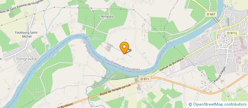 localisation de l'entreprise MADAME CELIA BAIRRAS DOS SANTOS  PINEL-HAUTERIVE