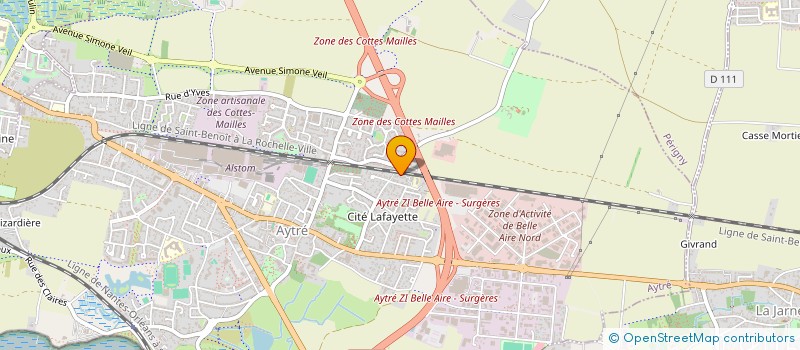 localisation de l'entreprise MADAME CELIA BARNOUD  ANGOULINS