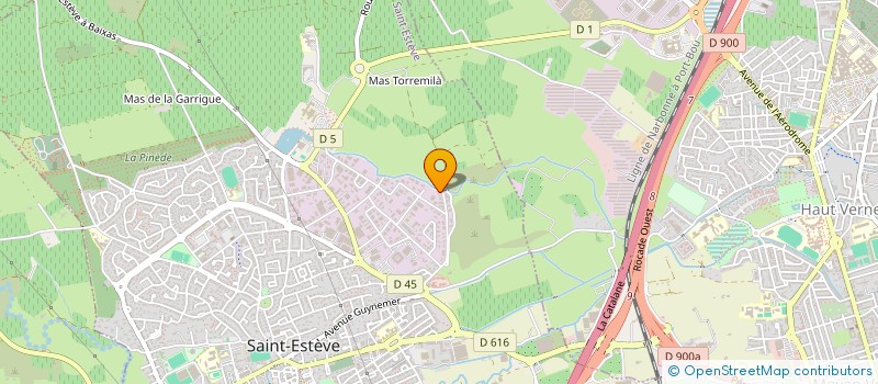 localisation de l'entreprise MADAME CELIA BARRE  SAINT-ESTEVE