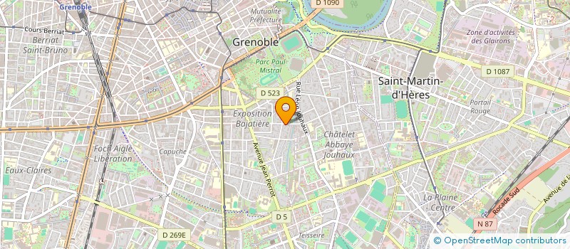 localisation de l'entreprise MADAME CELIA BARROIS  GRENOBLE