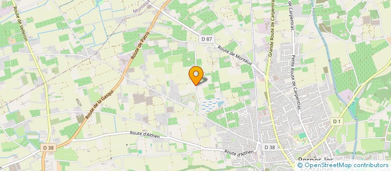 localisation de l'entreprise MADAME CELIA BEGUE  PERNES-LES-FONTAINES