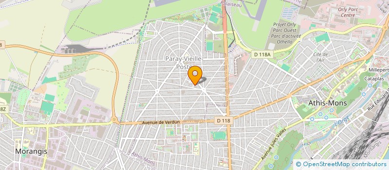 localisation de l'entreprise MADAME CELIA BELABID  PARAY-VIEILLE-POSTE