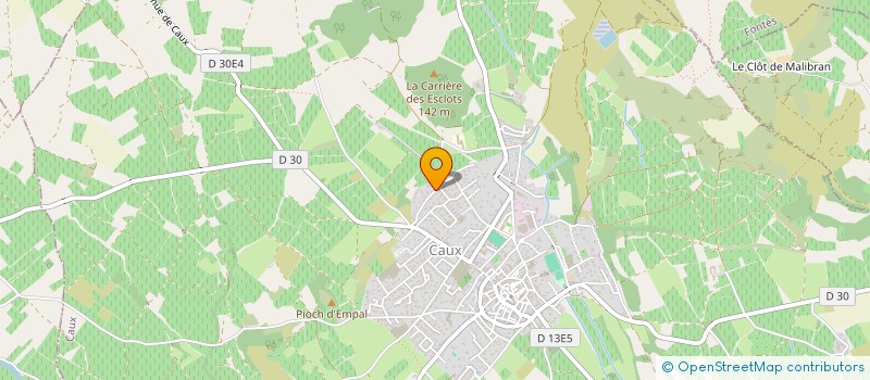 localisation de l'entreprise MADAME CELIA BENARD  CAUX