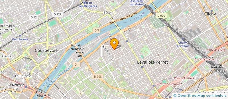 localisation de l'entreprise MADAME CELIA BENCHIMOL à LEVALLOIS-PERRET