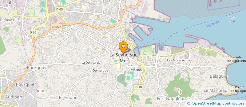 localisation de l'entreprise MADAME CELIA BENHADJ SGHAIER à LA SEYNE-SUR-MER