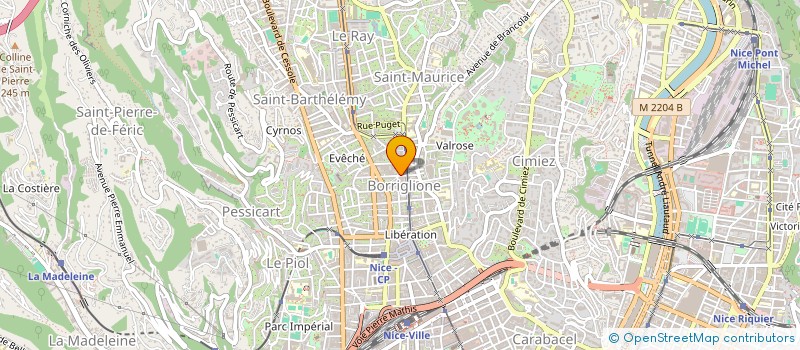 localisation de l'entreprise MADAME CELIA BENNATI à NICE