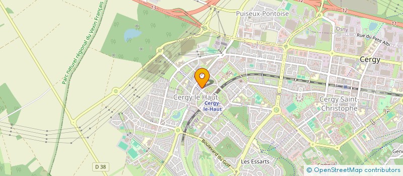 localisation de l'entreprise MADAME CELIA BENSLIMANE  CERGY