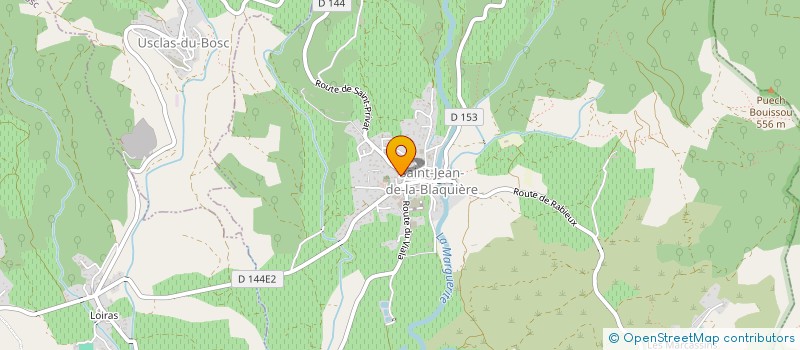 localisation de l'entreprise MADAME CELIA BERENGER  USCLAS-DU-BOSC