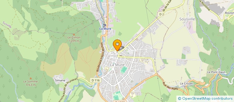 localisation de l'entreprise MADAME CELIA BERNIER-GUILLOT  LA MURE