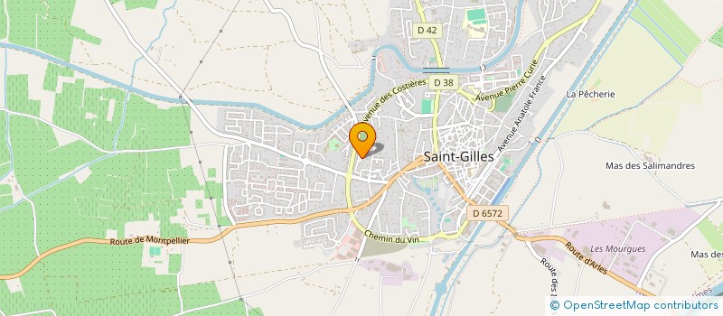 localisation de l'entreprise MADAME CELIA BERRIG  SAINT-GILLES