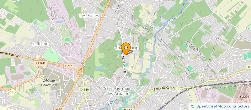 localisation de l'entreprise MADAME CELIA BESSAGUET à SAINT-GERMAIN-LES-ARPAJON