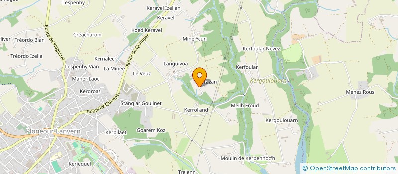 localisation de l'entreprise MADAME CELIA BEST  PLONEOUR LANVERN