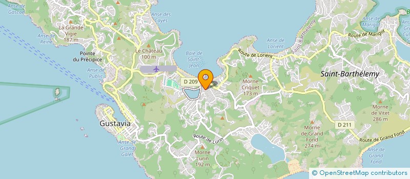 localisation de l'entreprise MADAME CELIA BIANCHI à SAINT-BARTHELEMY