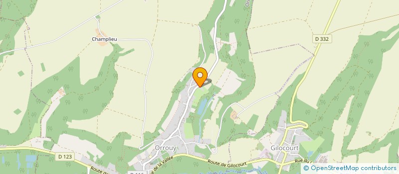 localisation de l'entreprise MADAME CELIA BISSAY  ORROUY