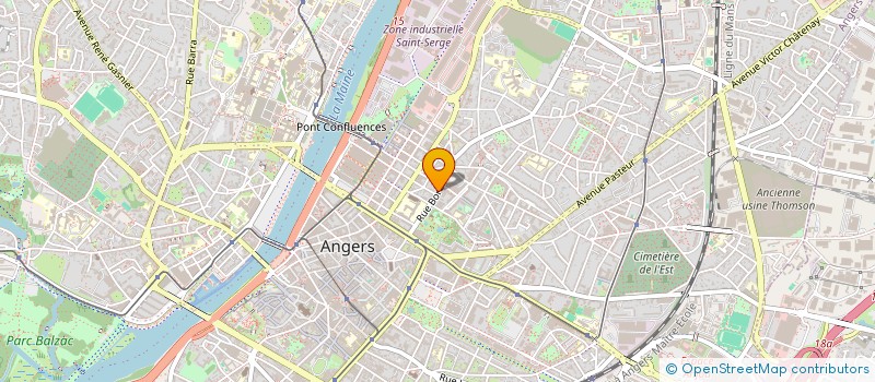 localisation de l'entreprise MADAME CELIA BODIN  ANGERS