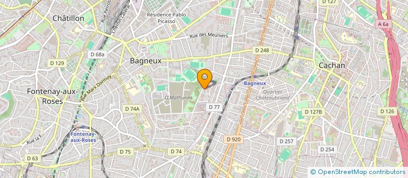 localisation de l'entreprise MADAME CELIA BOINALAZA à BAGNEUX