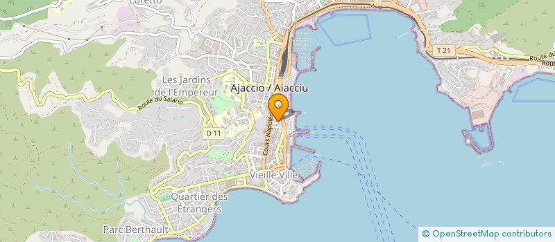 localisation de l'entreprise MADAME CELIA BORSELLI à AJACCIO