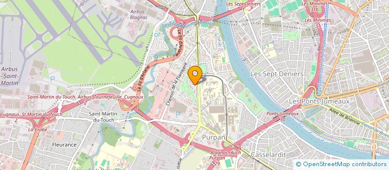 localisation de l'entreprise MADAME CELIA BOUHADJ  TOULOUSE