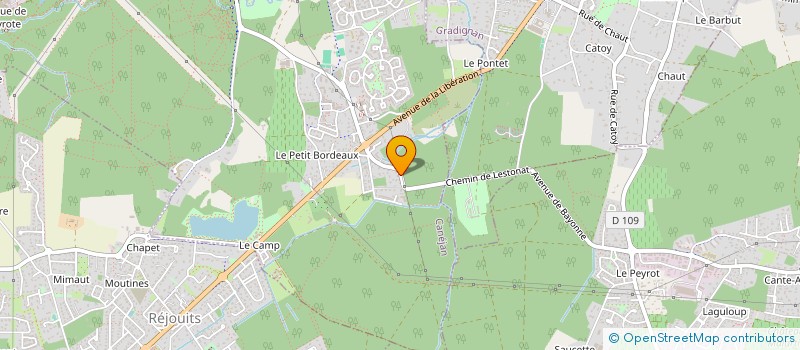 localisation de l'entreprise MADAME CELIA BOULLET  CANEJAN