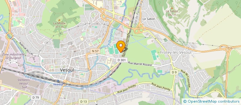 localisation de l'entreprise MADAME CELIA BOURGEOIS  VESOUL