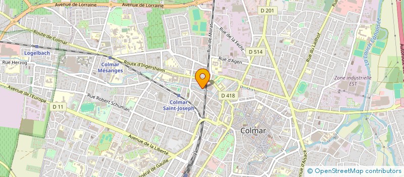 localisation de l'entreprise MADAME CELIA BOUSHAIB  COLMAR