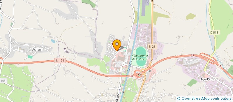 localisation de l'entreprise MADAME CELIA BOUYOUCEF  AUCH