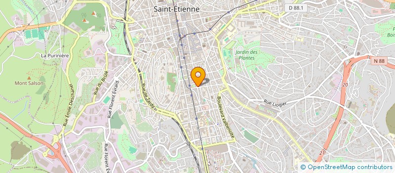 localisation de l'entreprise MADAME CELIA BOUZEMBOUA à SAINT-ETIENNE