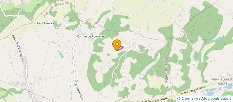 localisation de l'entreprise MADAME CELIA BRETIN  SAINT-JEAN-DE-BOURNAY