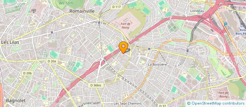 localisation de l'entreprise MADAME CELIA BRICQUET à ROMAINVILLE