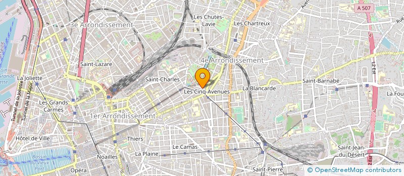 localisation de l'entreprise MADAME CELIA BROUSSEGOUTTE à MARSEILLE