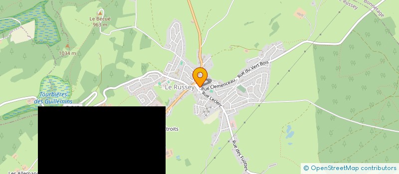 localisation de l'entreprise MADAME CELIA BUCHER  LE RUSSEY