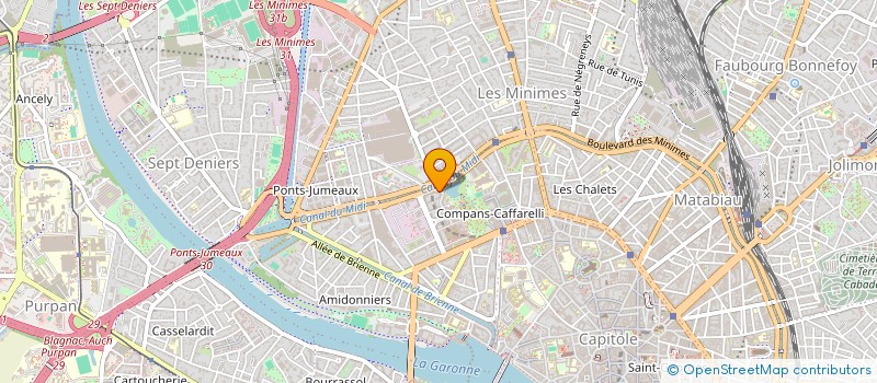 localisation de l'entreprise MADAME CELIA BUJ  TOULOUSE