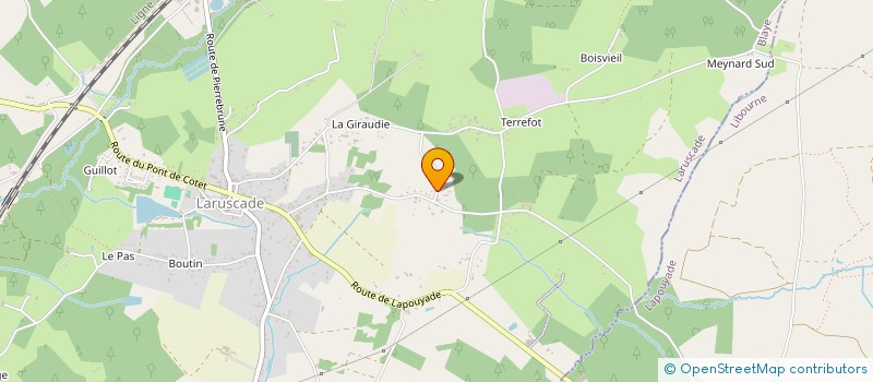 localisation de l'entreprise MADAME CELIA CACHOUX  LARUSCADE