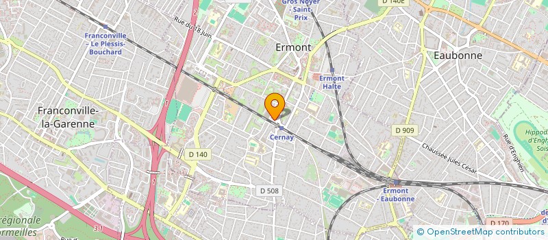 localisation de l'entreprise MADAME CELIA CAILLIAUX  ERMONT