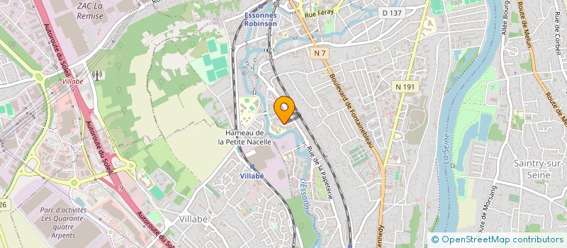 localisation de l'entreprise MADAME CELIA CALAFATO à CORBEIL-ESSONNES
