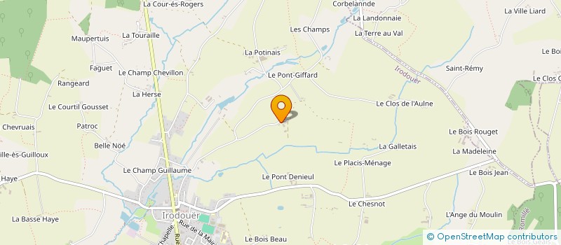 localisation de l'entreprise MADAME CELIA CANALEJAS  IRODOUER