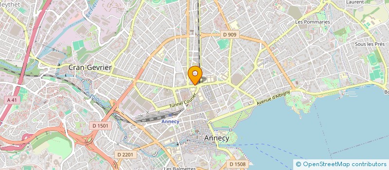 localisation de l'entreprise MADAME CELIA CAROLE LAURE KARLESKIND à ANNECY