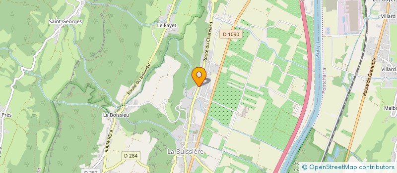 localisation de l'entreprise MADAME CELIA CARRILLO  LA BUISSIERE