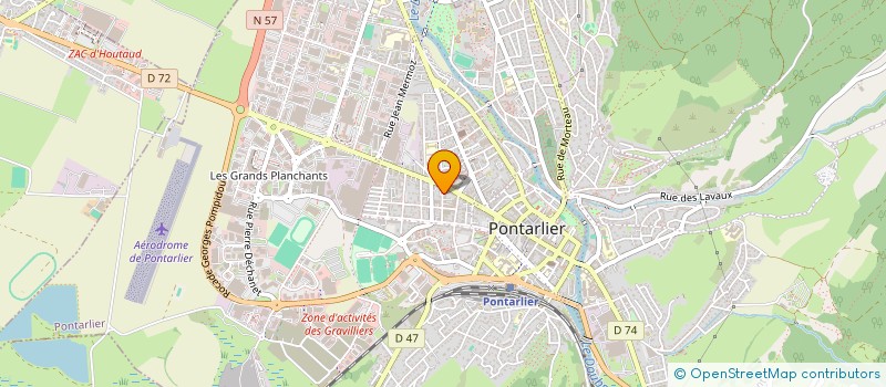localisation de l'entreprise MADAME CELIA CASTELLETTI à PONTARLIER